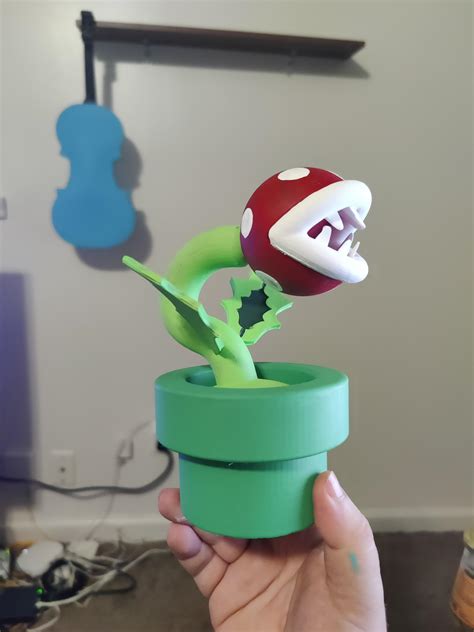 Piranha Plant Papercraft Papercraft Sundays Chocobos Sprite Stitch