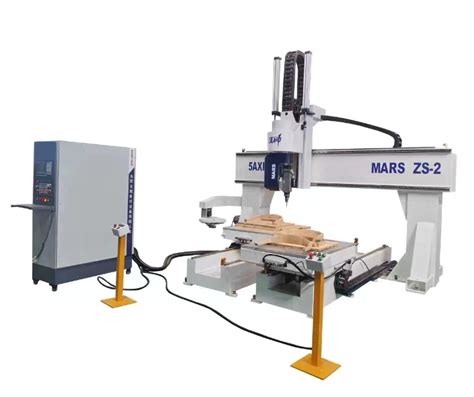 Mars Zs 5 Five Axis 3D Foam CNC Router Machining Center For Wood Mould