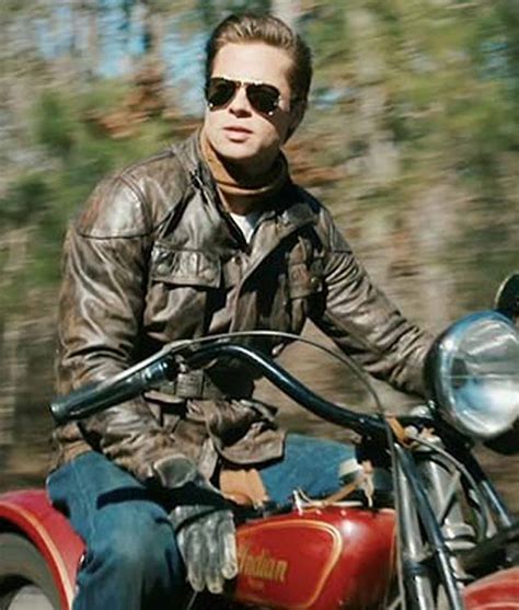 Brad Pitt Motorcycle Benjamin Button Leather Jacket Jackets Creator