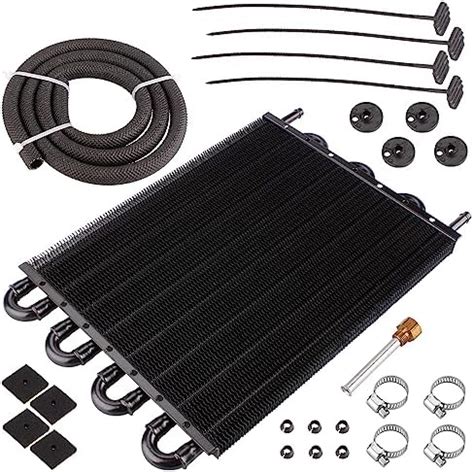 Amazon Rows Transmission Oil Cooler Universal Pass Aluminum