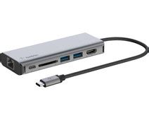 Act Usb C Naar Hdmi Of Vga Multiport Adapter K Met Ethernet Coolblue