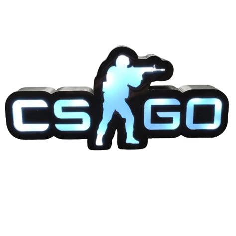 Luminária LED CSGO 3D Action Print