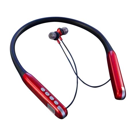 Neck Type Bluetooth 52 Headset High Capacity Intelligent Digital Display Stereo Delay Free