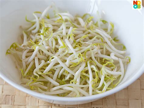 Korean Mung Bean Sprouts Salad Sukju Namul Noob Cook Recipes