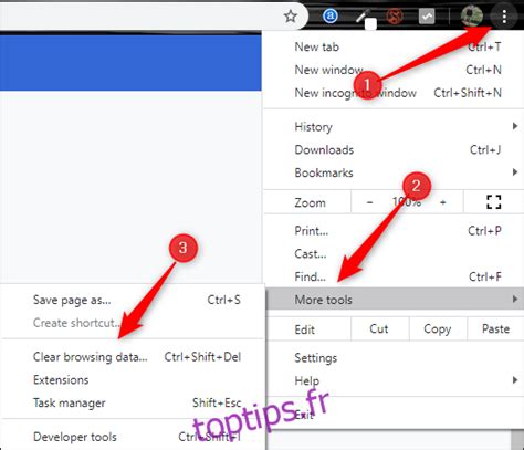 Comment Effacer Le Cache Et Les Cookies Dans Chrome Toptips Fr