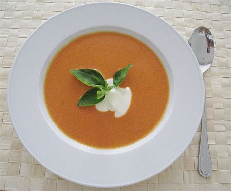 Cremige Tomatensuppe Mit Kokosmilch Von Summersunflower Chefkoch De