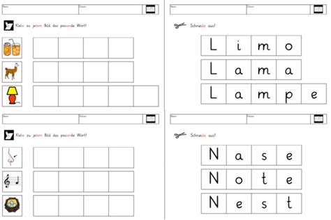 Arbeitsblätter zu Anlauten gpaed de