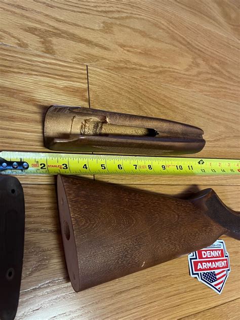 Original Factory Mossberg 500 Wood Stock Set For 12 Ga Ebay