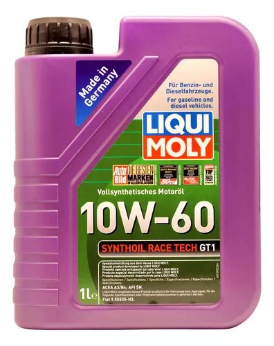 Liqui Moly Synthoil Race Tech Gt1 10w 60 1l Motor Forjado