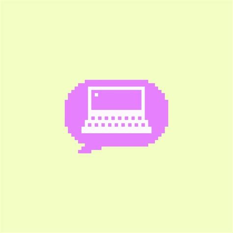 Premium Vector Pixel Art Vector Bubble Chat Icon