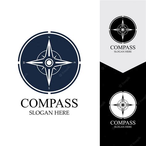 Premium Vector Compass Logo Template Vector Icon Illustration Design