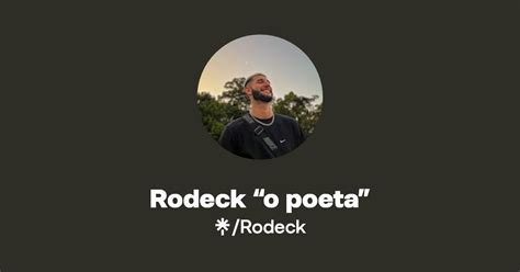 Rodeck O Poeta Instagram TikTok Linktree