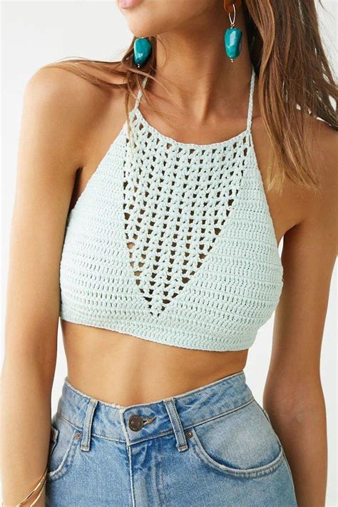 Crochet Halter Top Crochet Summer Tops Crochet Halter Tops Crochet