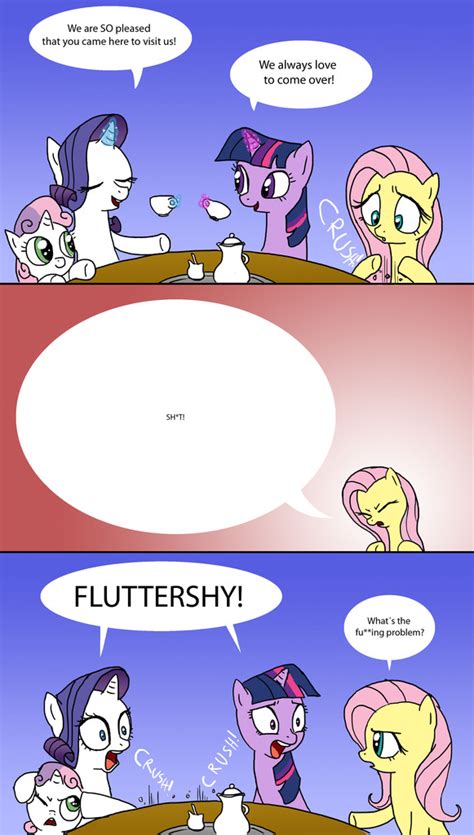 217165 Safe Artist Doublewbrothers Fluttershy Rarity Sweetie