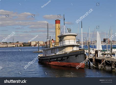 Baltimore Steam Powered Tugboat Formerly Oldest Operating Stock Photo