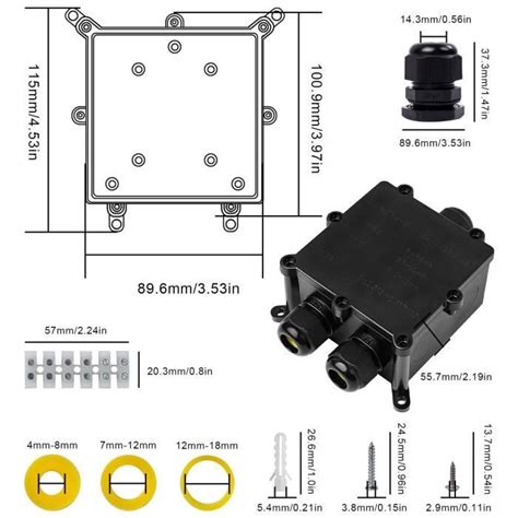 Boîte de Jonction IP68 Boîte de Jonction étanche Boîte de Jonction 3
