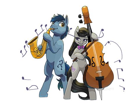 3489468 Safe Artistidrawweeklypony Blues Noteworthy Octavia