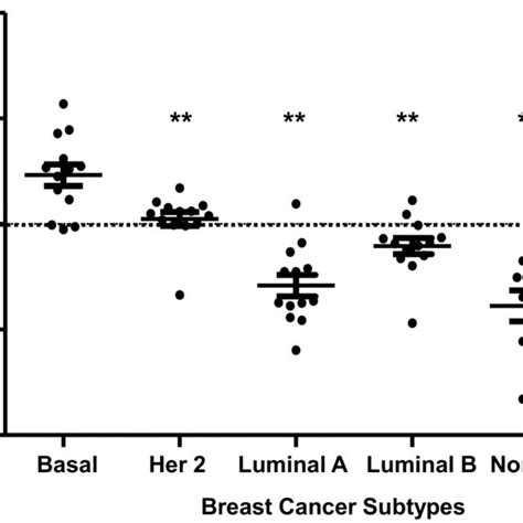 Poor Prognosis Hfd Genes Are Highly Expressed In The Basal Like Subtype