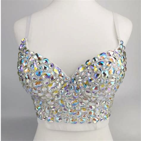 Rhinestone Crop Top Etsy