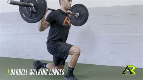 Barbell Lunges Exercise