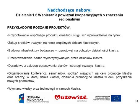 Stan Wdra Ania Rpo Na Mazowszu Regionalny Program Operacyjny