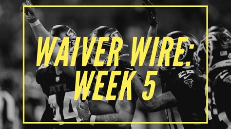 Idp Waiver Wire Week 5 By Jeff Pomazal The Idp Show