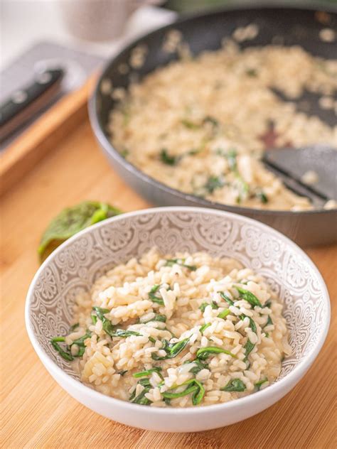 Risotto Ze Szpinakiem Blendman Pl Wega Skie Przepisy