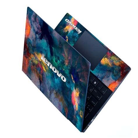 Full Panel Laptop Skin Lenovo Blue Smoke Skinslegend