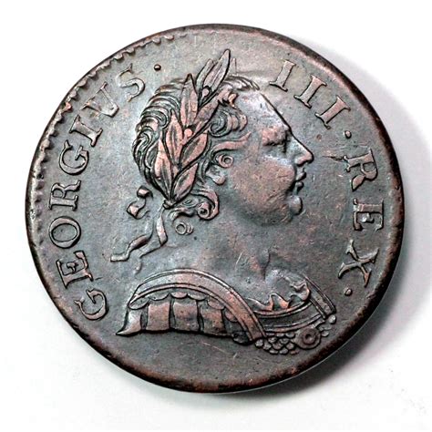 1770 GEORGE III HALF PENNY HP177