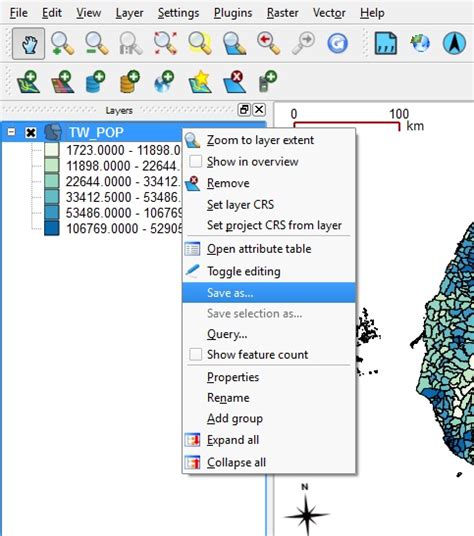 QGIS 2 0 Export Vector GIS