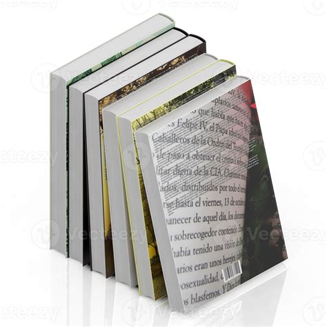 Render 3d De Libros Isométricos 14166549 Png