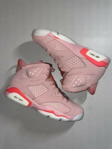 Size 12 Aleali May X Air Jordan 6 Retro Millennial Pink W For Sale