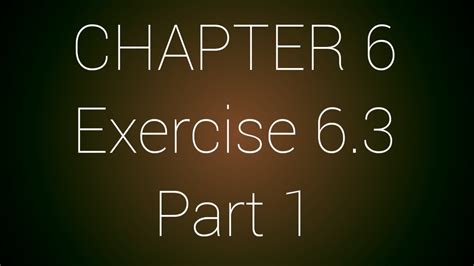 Class 10 Chapter 6 Exercise 6 3 Part 1 Youtube