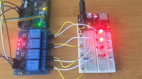 Arduino 4 Relay Module Wiring