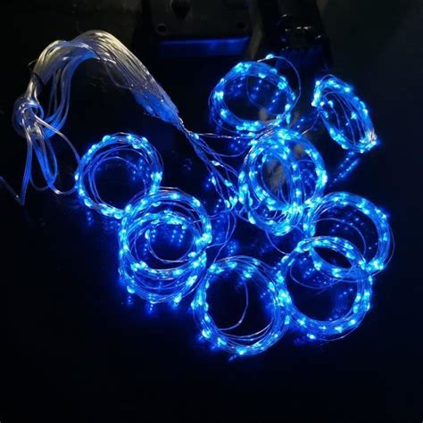 Guirlande Lumineuse Blue Usb Power M X M Leds Guirlande Solaire