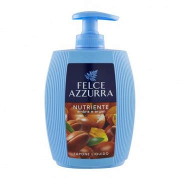 Felce Azzurra Amber And Argan Nourishing Liquid Soap Ml Fl Oz