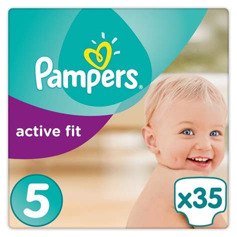 Pampers Active Fit Carry Pack Size 5 Junior 35 Per Pack 11 25 Kgs
