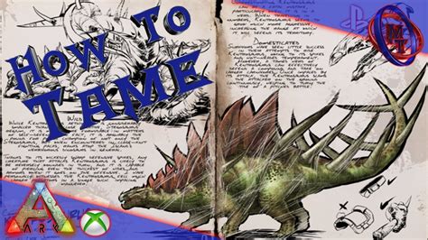 Ark Survival Evolved How To Tame Kentrosaurus Youtube