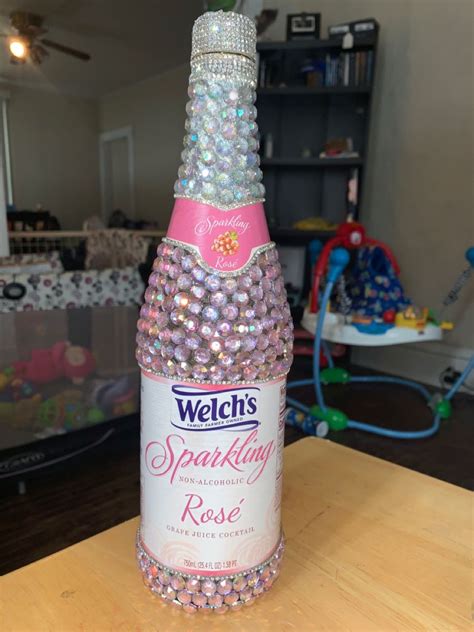 Welch’s Sparkling Rosé | Bling bottles, Custom bottles, Bottle