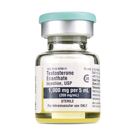 Testosterone Enanthate Injection 200 Mgml Multiple Dose Vial 5 Ml