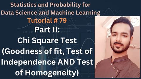 Tutorial 79 Part II Chi Square Test Goodness Of Fit Test Of