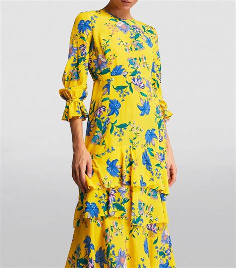 DVF Diane Von Furstenberg Floral Fairfax Dress Harrods AT