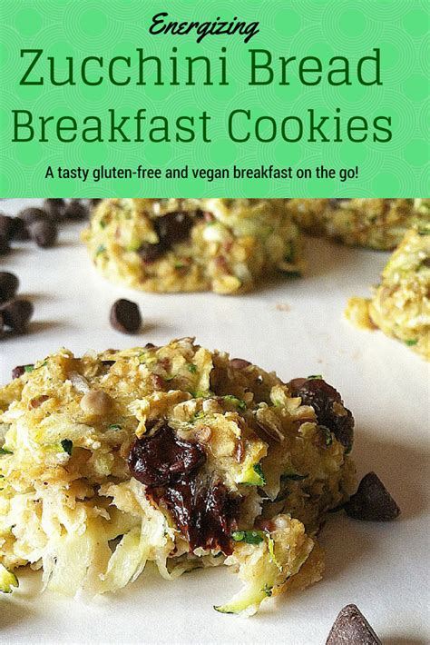 Zucchini Bread Breakfast Cookies Vegan Gluten Free Recipe