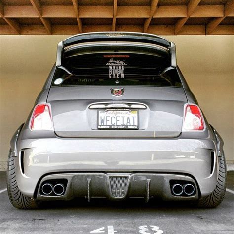 Fs Fifty Go Veleno Carbon Fiber Rear Diffuser For Abarth And T Fiat