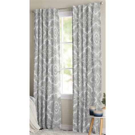 Gray Paisley Curtains And Drapes At