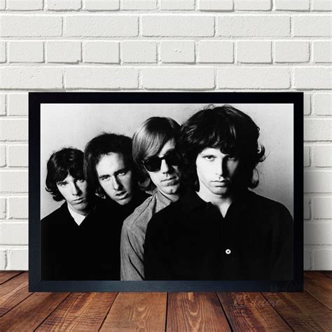 Quadro Horizontal A Da Banda The Doors Elo Produtos Especiais