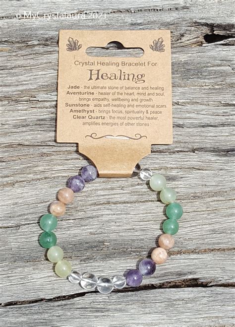 Healing Bracelet Crystal Healing Bracelet My Crystalaura