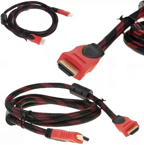 KABEL PRZEWÓD HDMI 2 0 4K 3D UHD 3m MIEDŹ 48 bit Sklep Opinie Cena