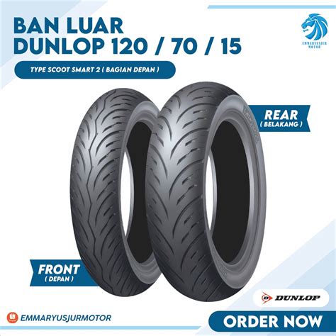 Jual Ban Luar Dunlop Scoot Smart Tubeless Shopee Indonesia