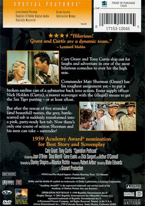 Operation Petticoat (DVD 1959) | DVD Empire